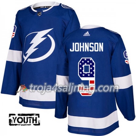 Tampa Bay Lightning tröja Tyler Johnson 9 Adidas 2017-2018 Blå USA Flag Fashion Authentic - NHL Tröjor Barn Tampa Bay Lightning tröja Tyler Johnson 9 Adidas 2017-2018 Blå USA Flag Fashion Authentic - NHL Tröjor Barn